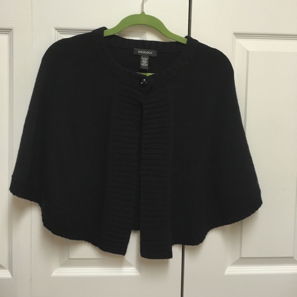 Black sweater shrug