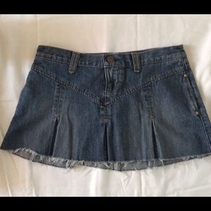 Abercrombie & Fitch Distressed Blue Jean Mini