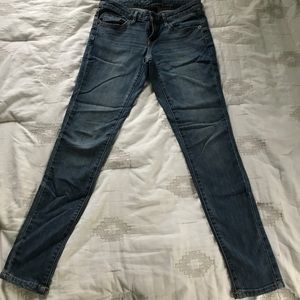 Mossimo low rise skinny jeans light blue 2S