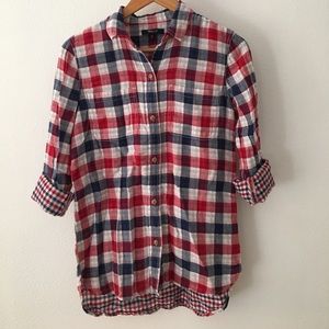 Gingham Madewell Button Down Blouse