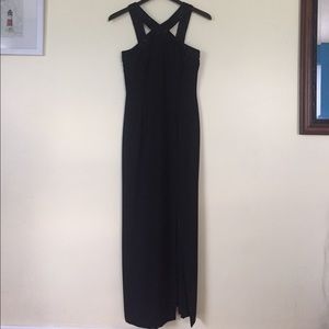 Black Gown with Beading