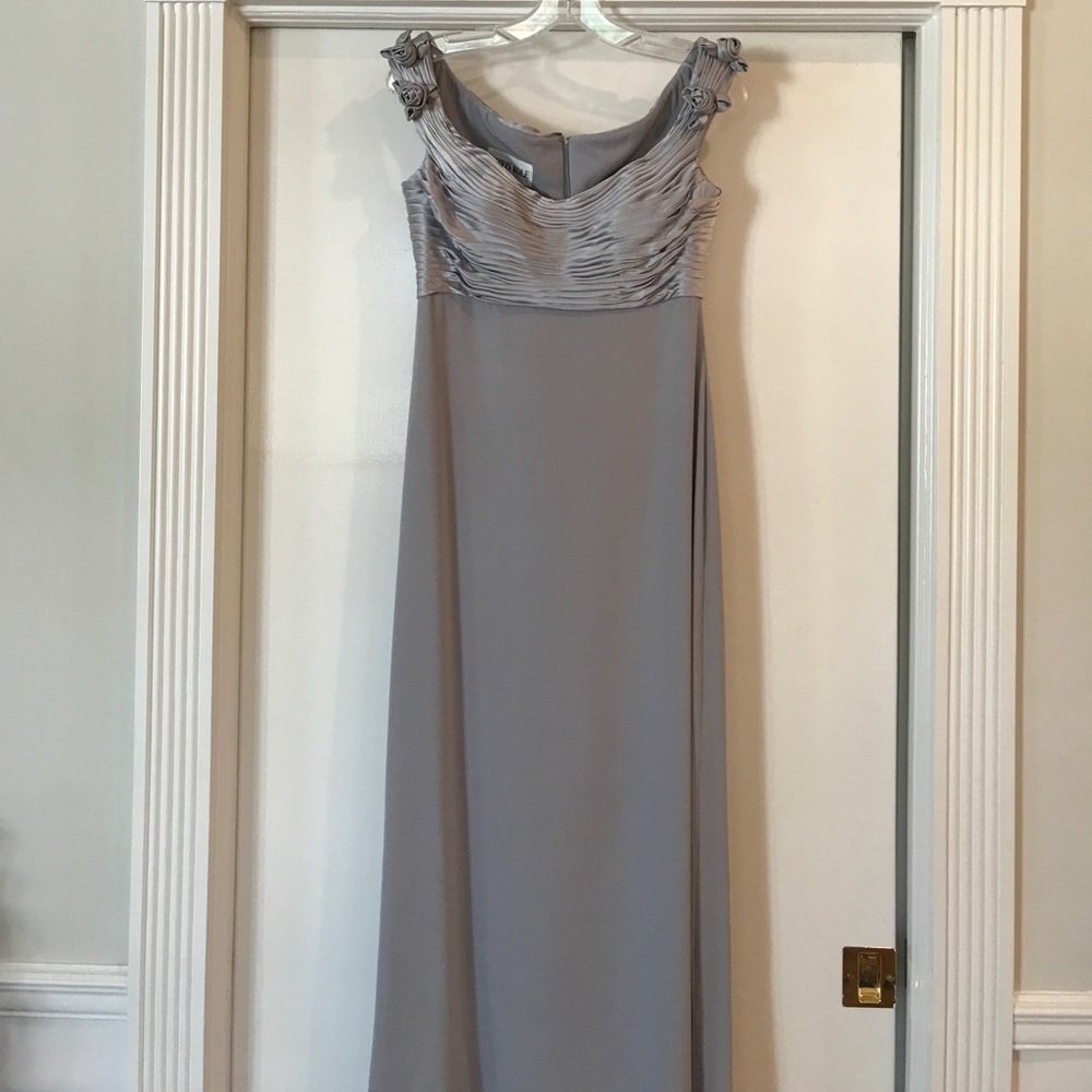 Chris Kole grey formal maxi