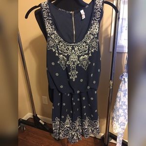 Navy Romper