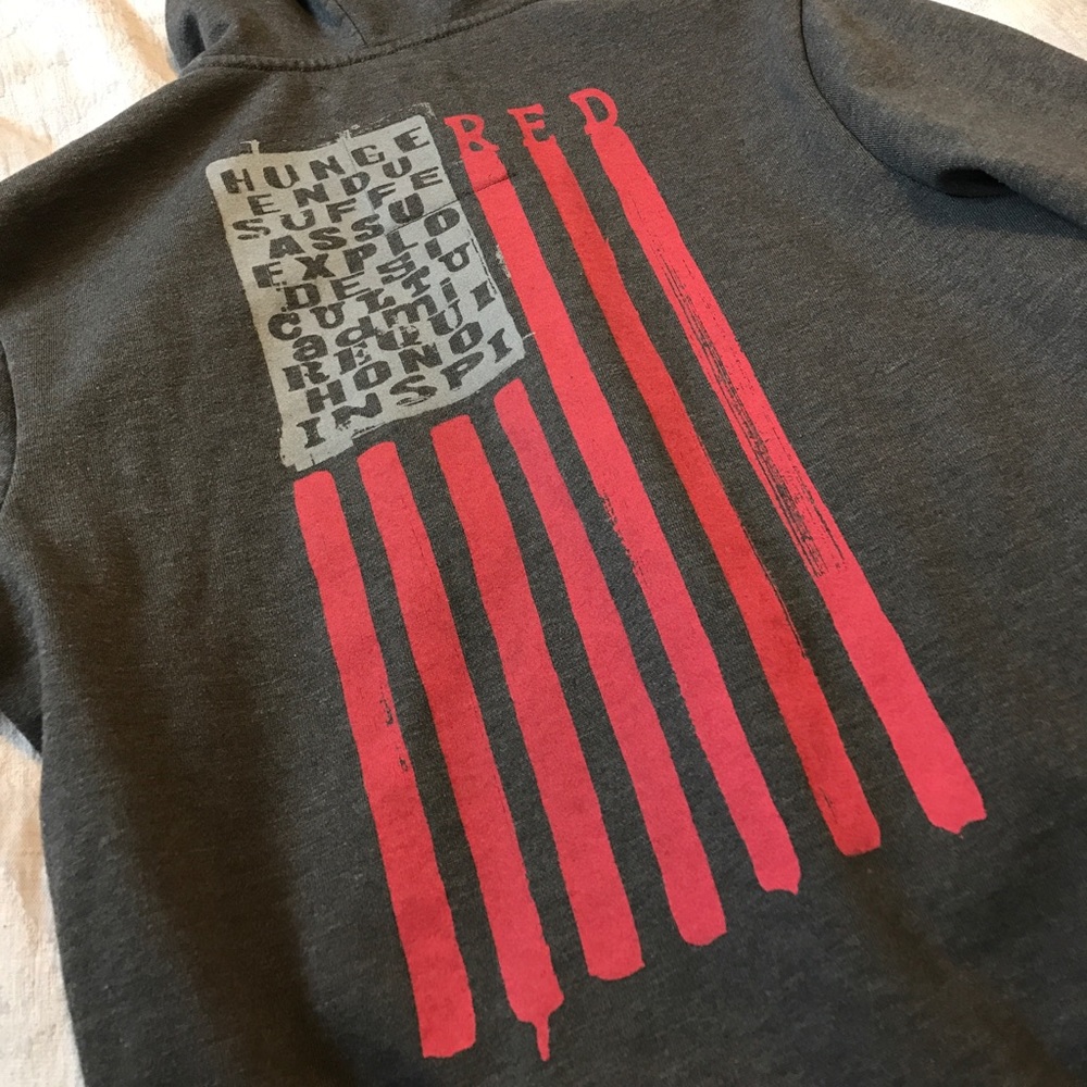 Gap Red gray hoodie