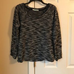 Black and white sweater