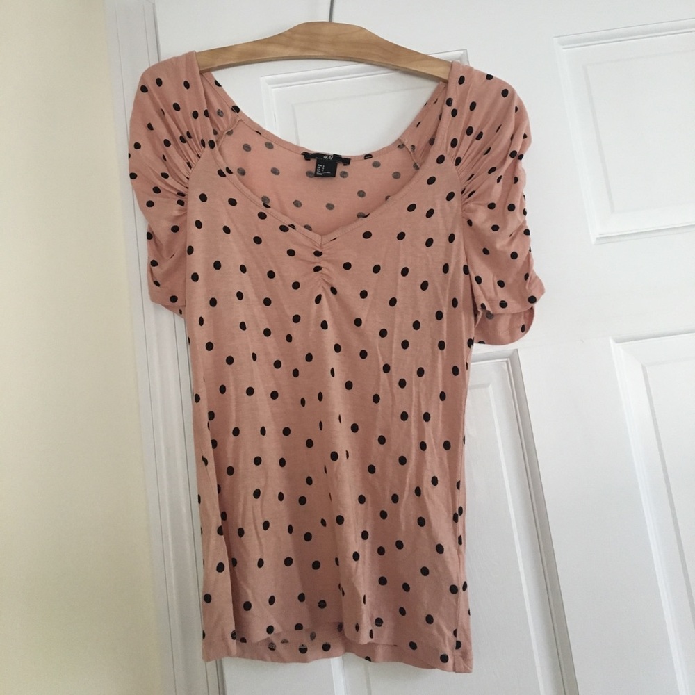 H&M polka dot top