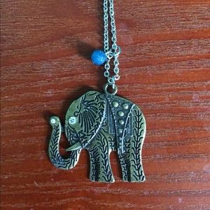 American Eagle Elephant necklace