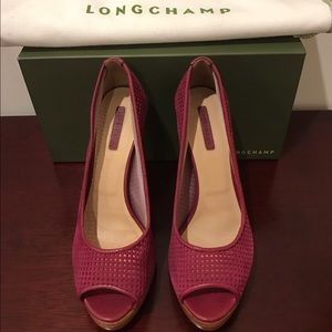 NWT Authentic Longchamp heels EU 38 or 7.5 US