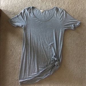 Knotted Gray Tee