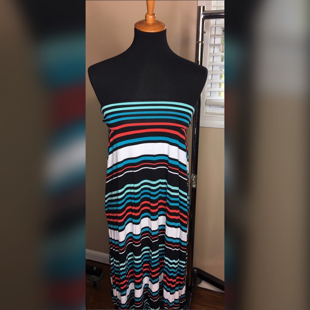 Striped Maxi