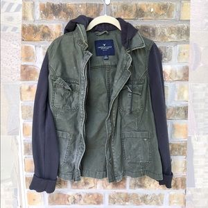 Army Green Military Jacket - American Eagle