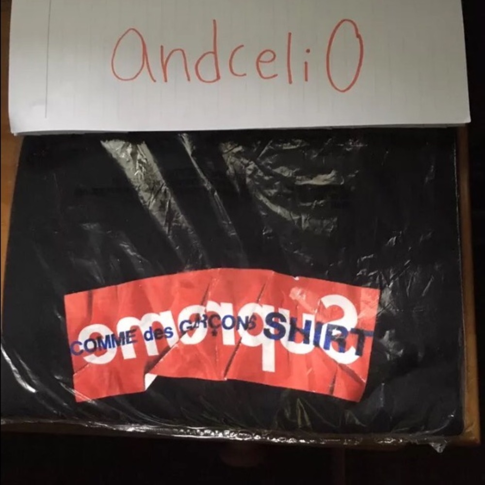 Supreme x CDG Box logo tee