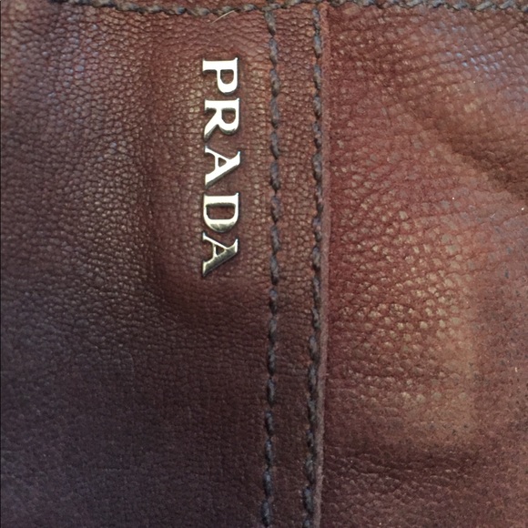Prada suede wedge riding boots - Picture 4 of 4