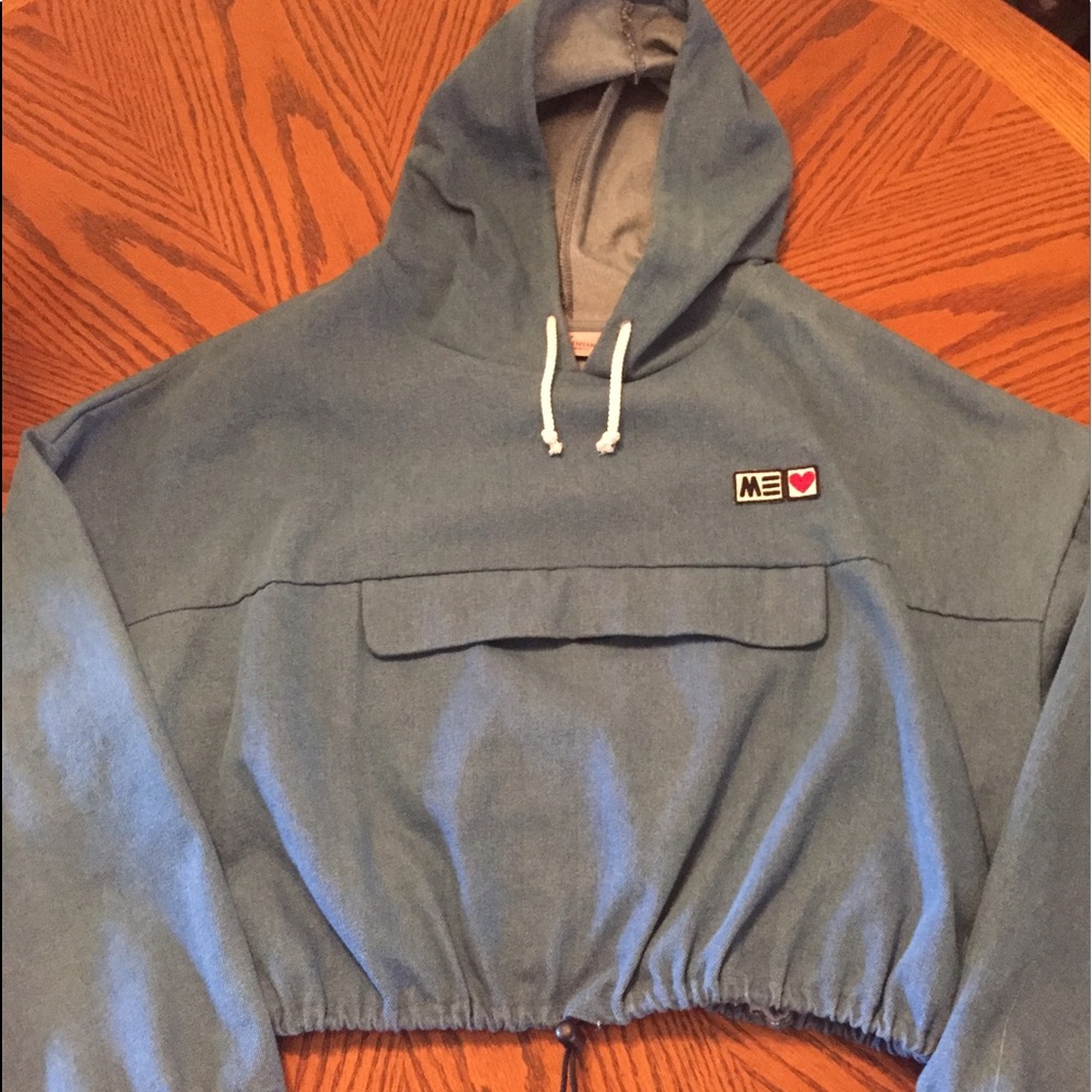SOLD-Cropped hoodie