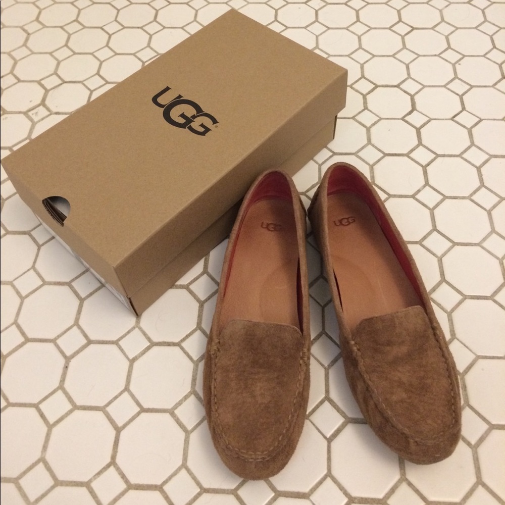 UGG Milana driving moc chestnut suede 9