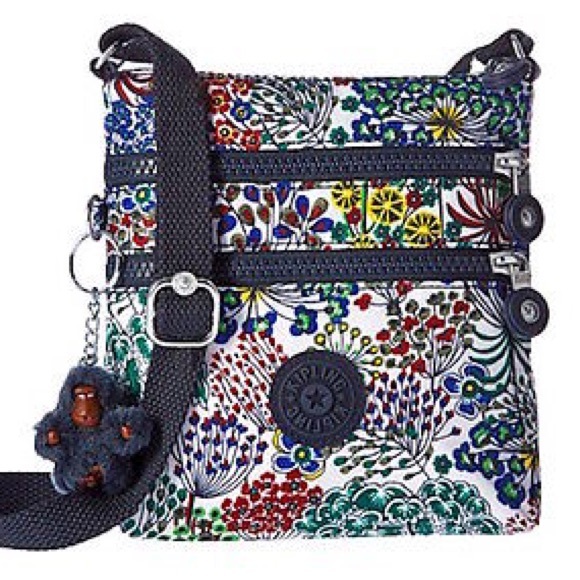 Kipling Bags Kipling Xs Alvar Little Flower Navy Crossbody Bag