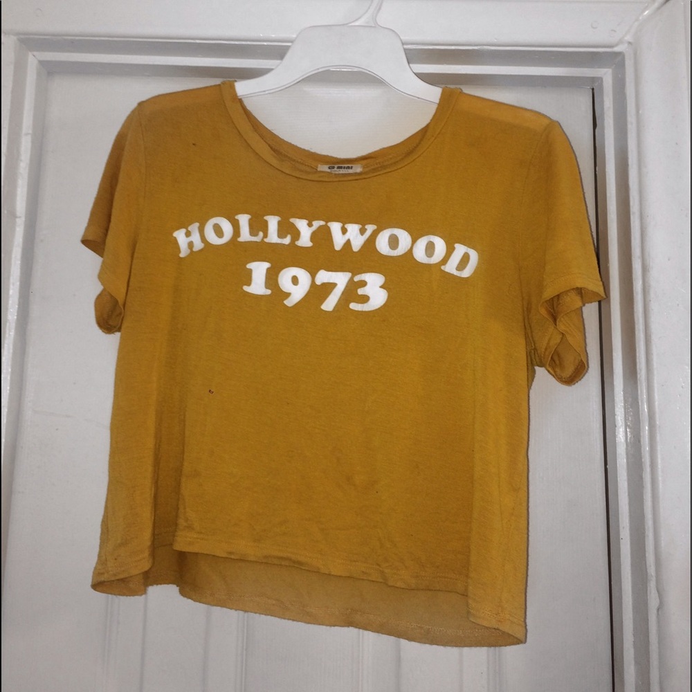 Brandy Melville Hollywood crop top