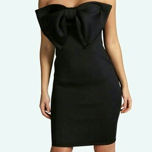 Bow front scuba dress