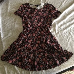 Floral mini skater dress Floral mini skater dress