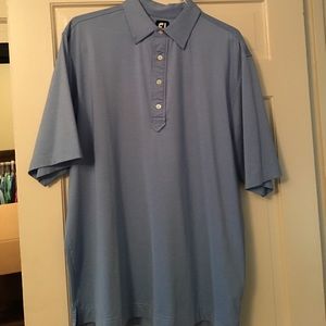Light blue foot joy golf shirt