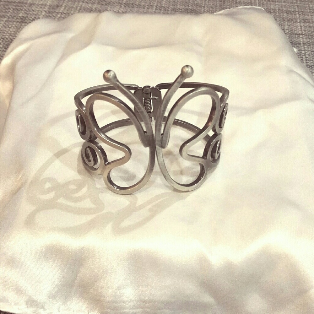 Butterfly Hinged Bangle
