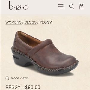 b.o.c. Peggy clogs in brown, women's size 9