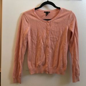 Never used h&m basic cardigan peach