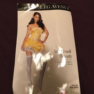 Beauty Halloween costume with petticoat