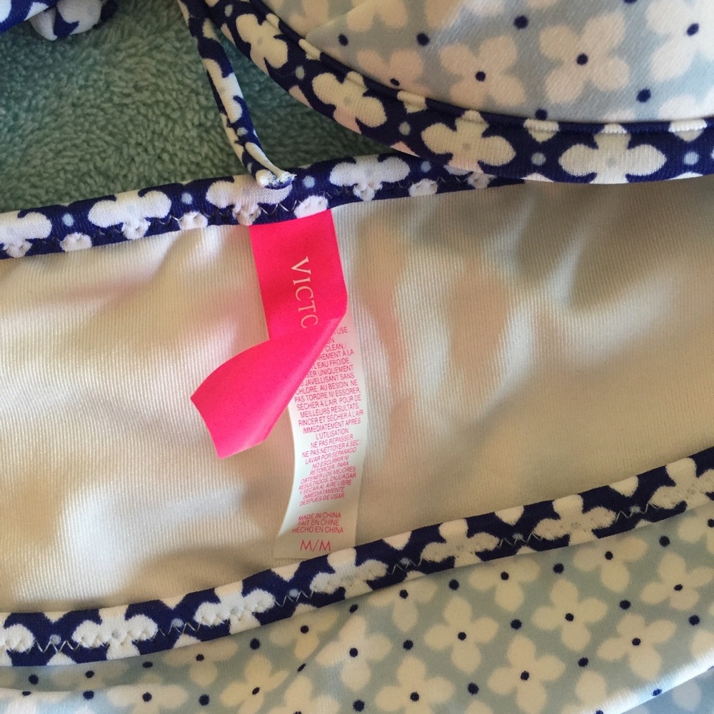 Victoria Secret Push Up Top & String Bikini Bottom - image 2