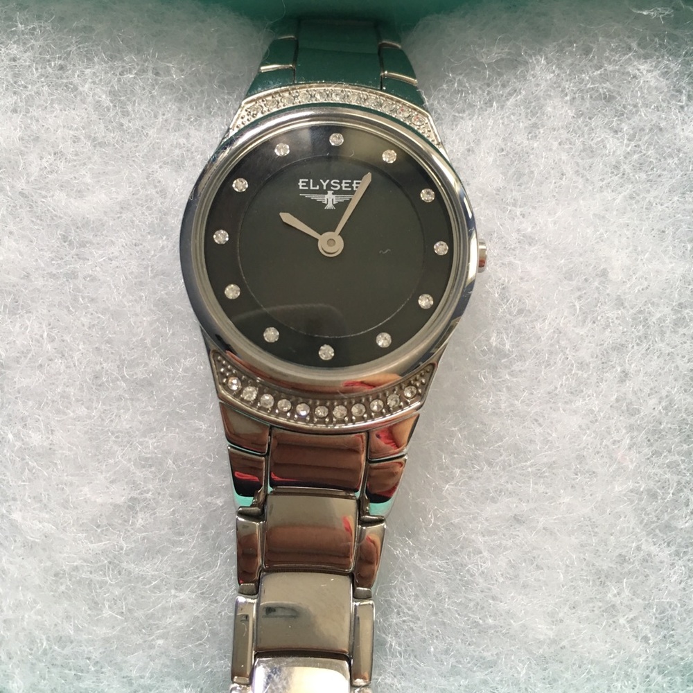 Elysee Silver Toned Ladies Wrist Watch