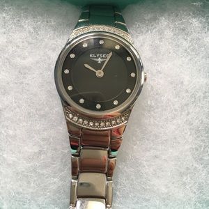 Elysee Silver Toned Ladies Wrist Watch