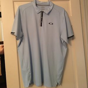 Oakley- light blue golf shirt