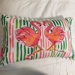 Lily Pulitzer Indoor/Outdoor Flamingo Pillow