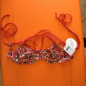 $68 Profile blush bikini top S/P