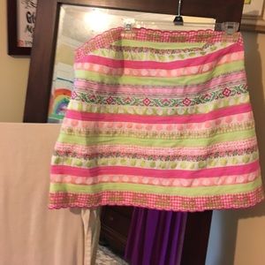 Rare white label Lilly Pulitzer grosgrain top