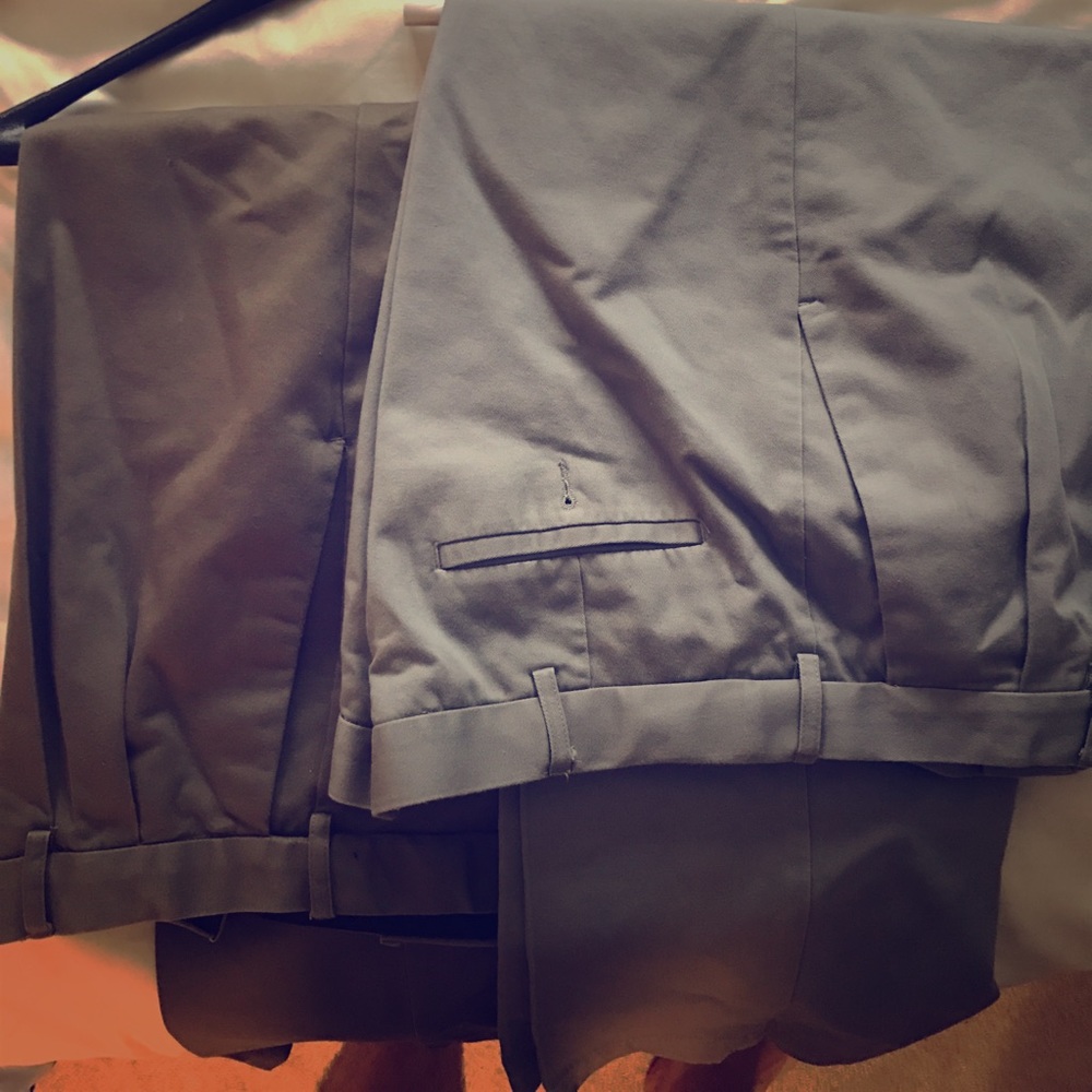 Set of 2 38x31 dress Khakis