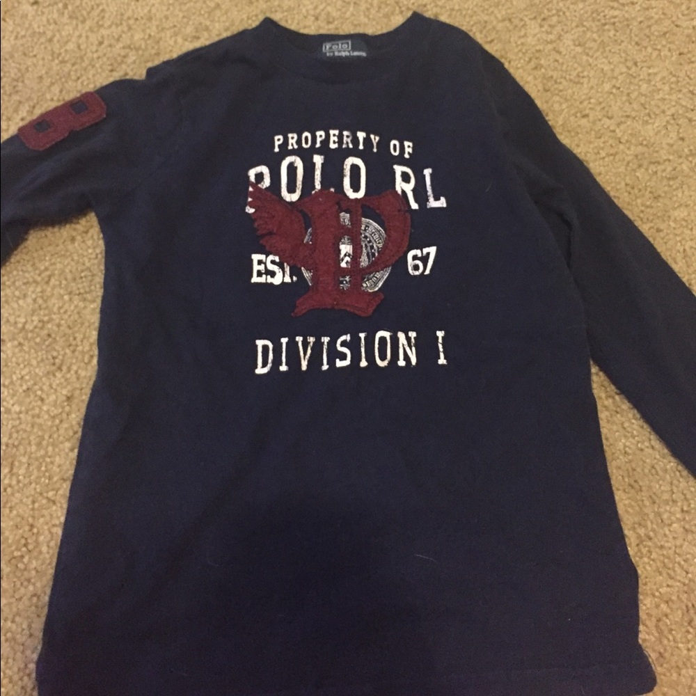 Boys Ralph Lauren long sleeve shirt size 6