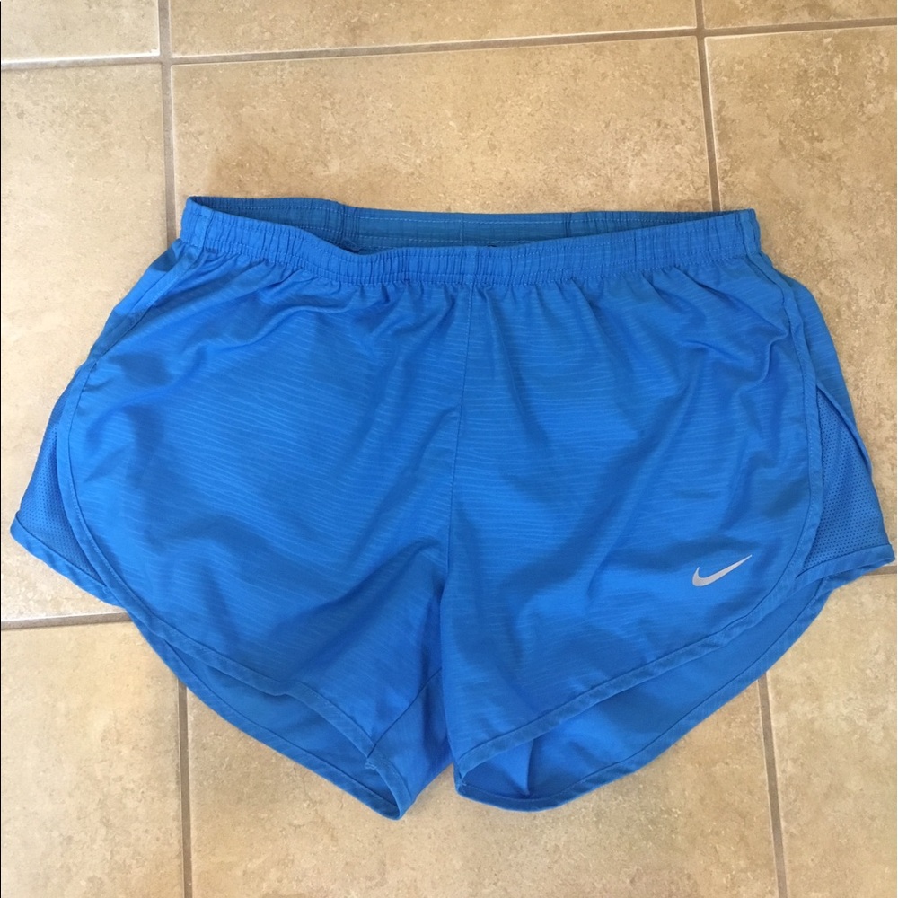 Nike blue running shorts women's Medium no liner