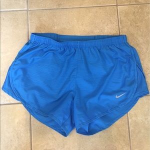 Nike blue running shorts women's Medium no liner