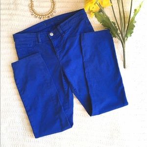 J Brand bright royal skinny jeans