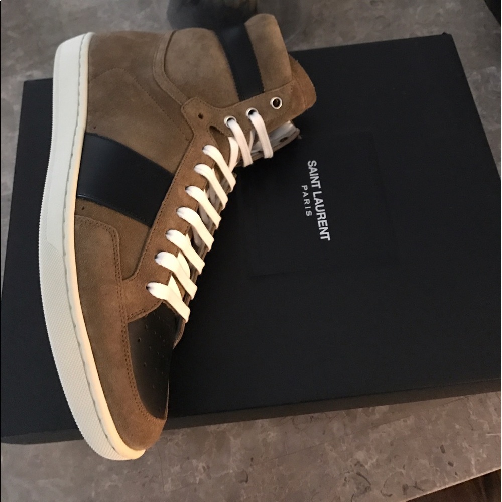 Saint Laurent high top sneakers