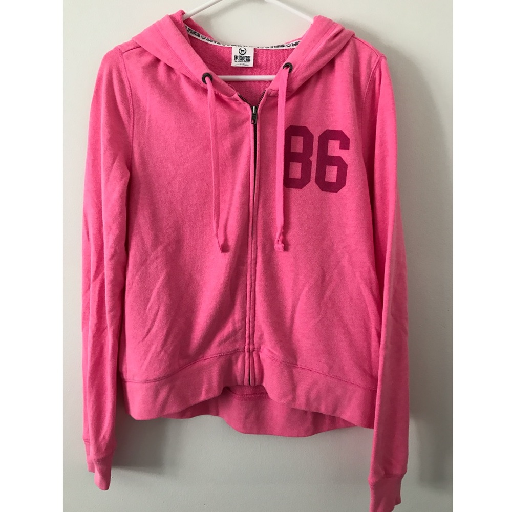 ❌SOLD❌Victoria's Secret Pink Zip Up Hoodie