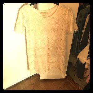 Adorable white lace dress