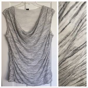 Maurice's size 3xl heather grey cowl neck tank top