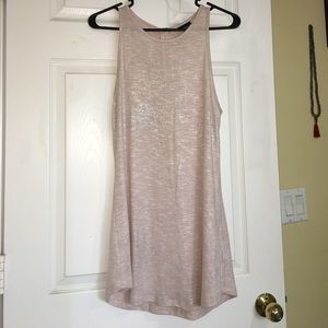 Metallic Tunic Tank