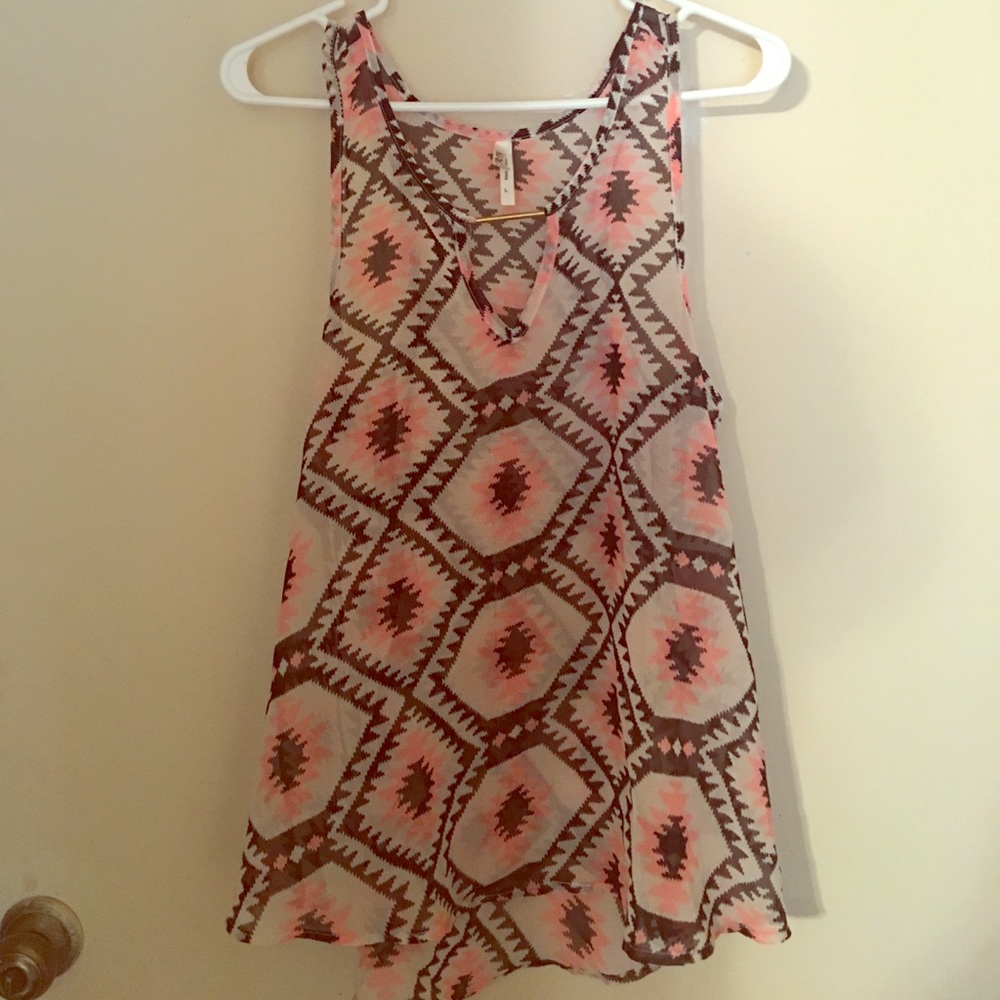 Cute Aztec Print Top