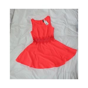 H&M summer neon pink dress