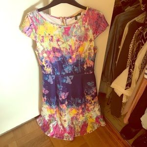 Floral cocktail dress
