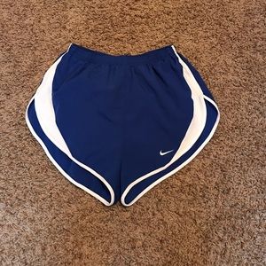 Royal blue Nike running shorts