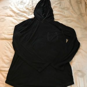 Lightweight Pac Sun long sleeve with hood Large